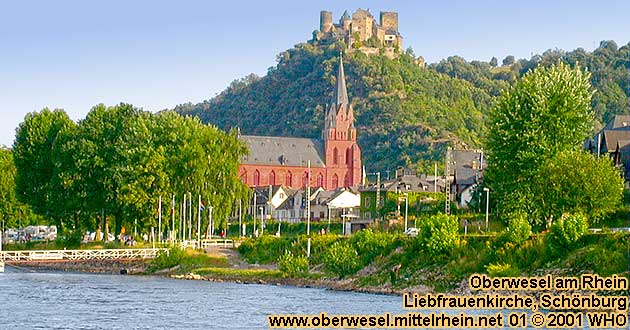 Oberwesel am Rhein, Schönburg und Liebfrauenkirche